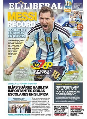 Los diarios del mundo, a los pies de un Messi eterno