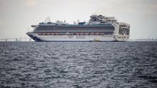 Al menos 10 contagiados de coronavirus en el crucero japonés en cuarentena