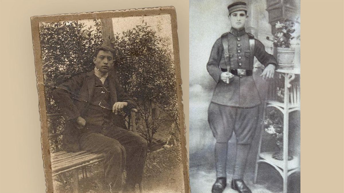 Los bisabuelos de Hernán, Zosimo Barriales y Domingo López Blanco.
