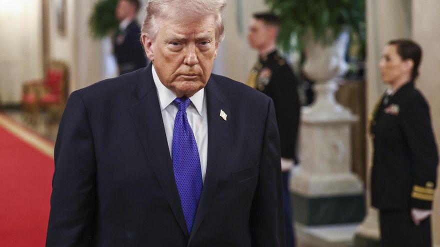 Fotografía de archivo del presidente estadounidense, Donald Trump. EFE/Jim Lo Scalzo