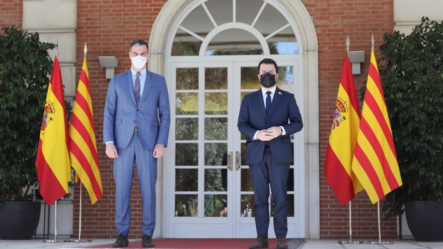 Sánchez y Aragonès reactivan la mesa de diálogo pero apuestan por caminos incompatibles