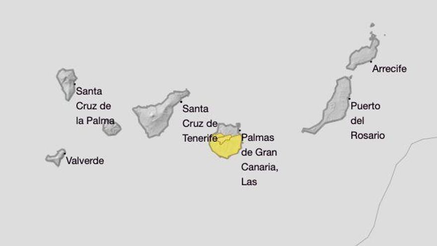 Vuelve a Gran Canaria el aviso amarillo por altas temperaturas