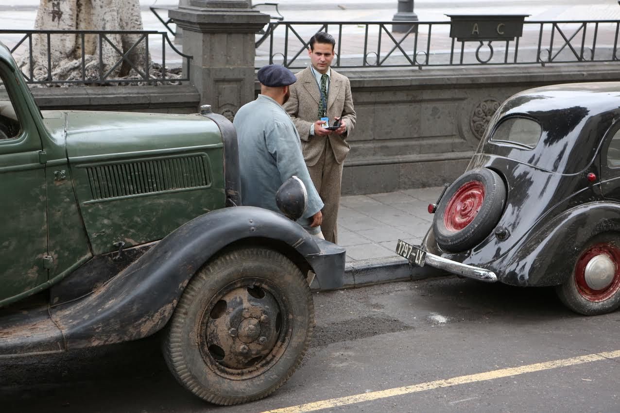 Rodaje de 'Allied' en Las Palmas de Gran Canaria. (ALEJANDRO RAMOS)