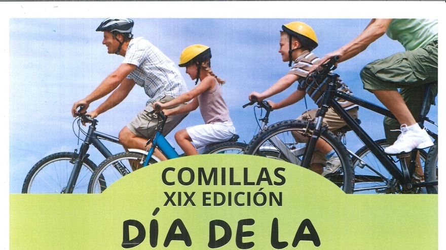 Cartel del XIX Día de la Bicicleta de Comillas
