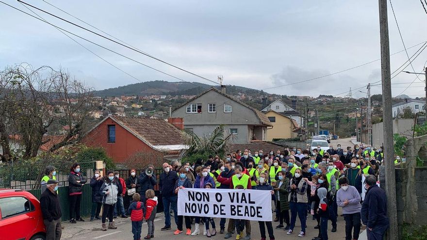 El Concello de Vigo construirá una carretera en las inmediaciones de un espacio natural, expropiando viviendas contra la voluntad de los vecinos