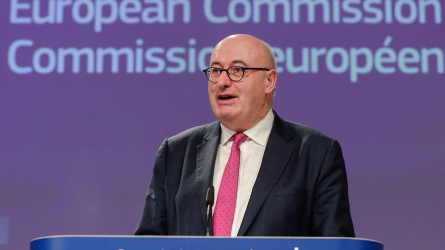 En la imagen, el comisario europeo de Comercio, Phil Hogan. EFE/Archivo