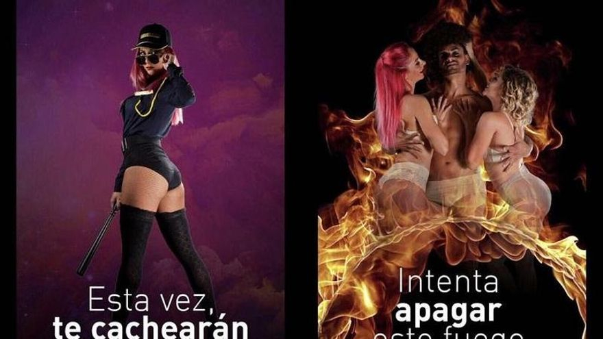 Los carteles polémicos han sido retirados de la web que se anunciaba la cena
