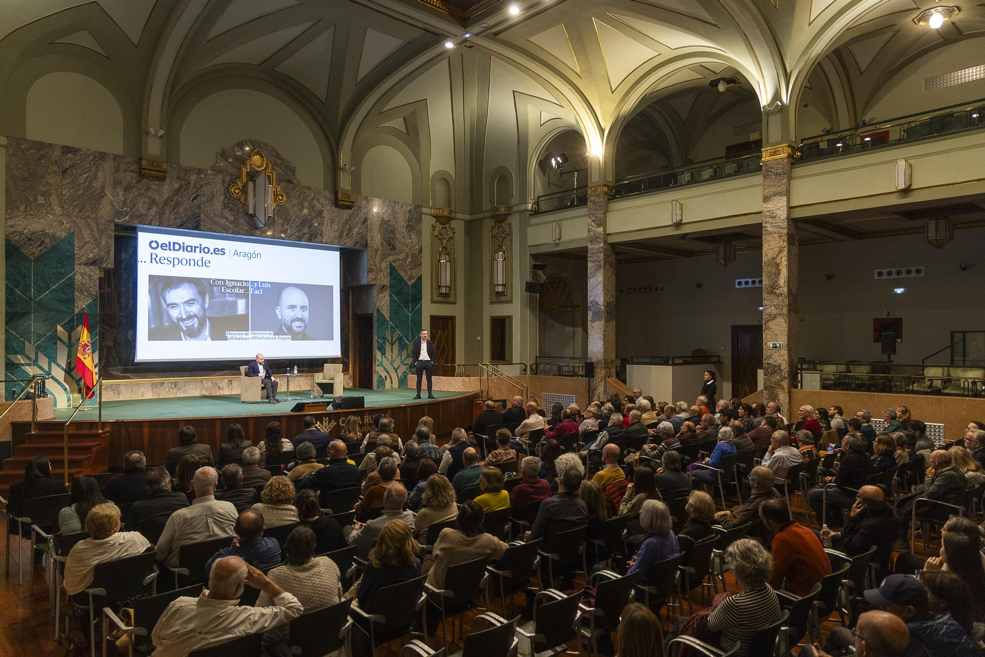 Vista general del encuentro celebrado este jueves.