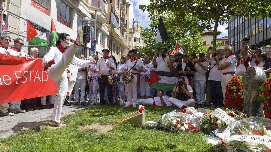Pamplona recuerda a Germán Rodríguez, tiroteado por la Policía en los Sanfermines de 1978