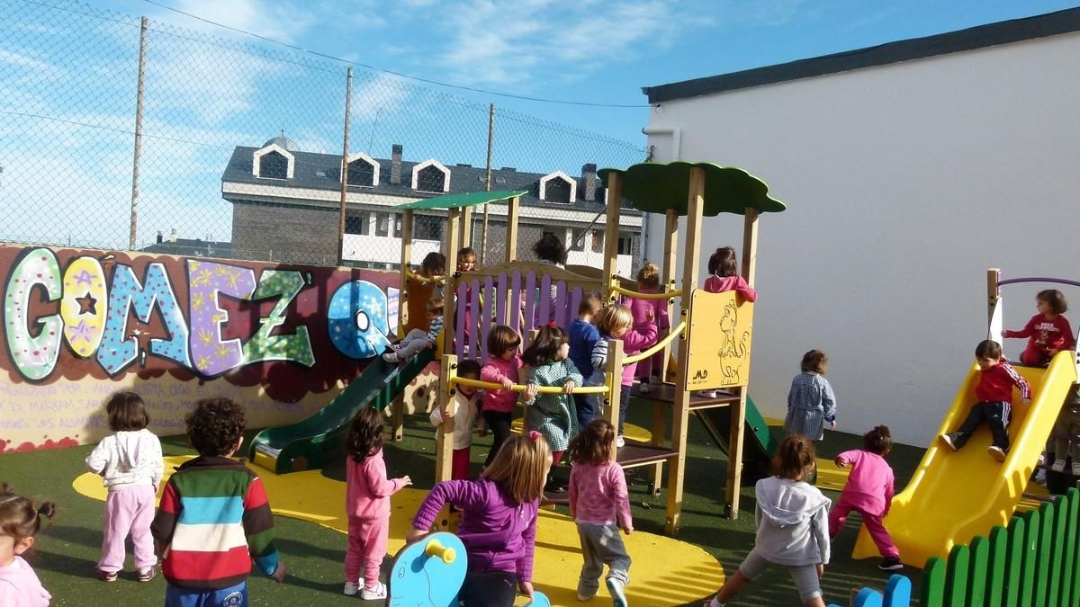 Colegio infantil en Cantabria.