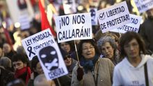 El 15M clama en su séptimo aniversario contra el retroceso en la libertad de expresión