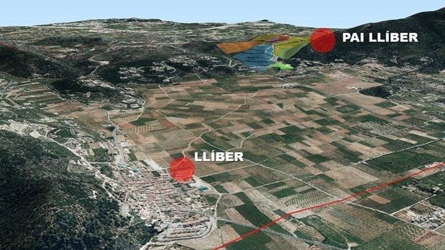 El juzgado paraliza de nuevo las obras de la macrourbanización de 500 viviendas en Llíber que duplicaría su población