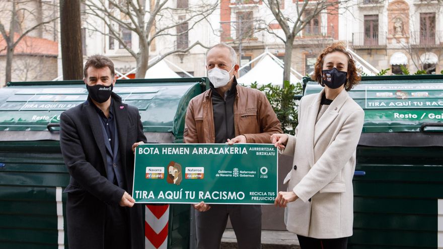 Eduardo Santos, David Campión y Patricia Ruiz de Irizar.