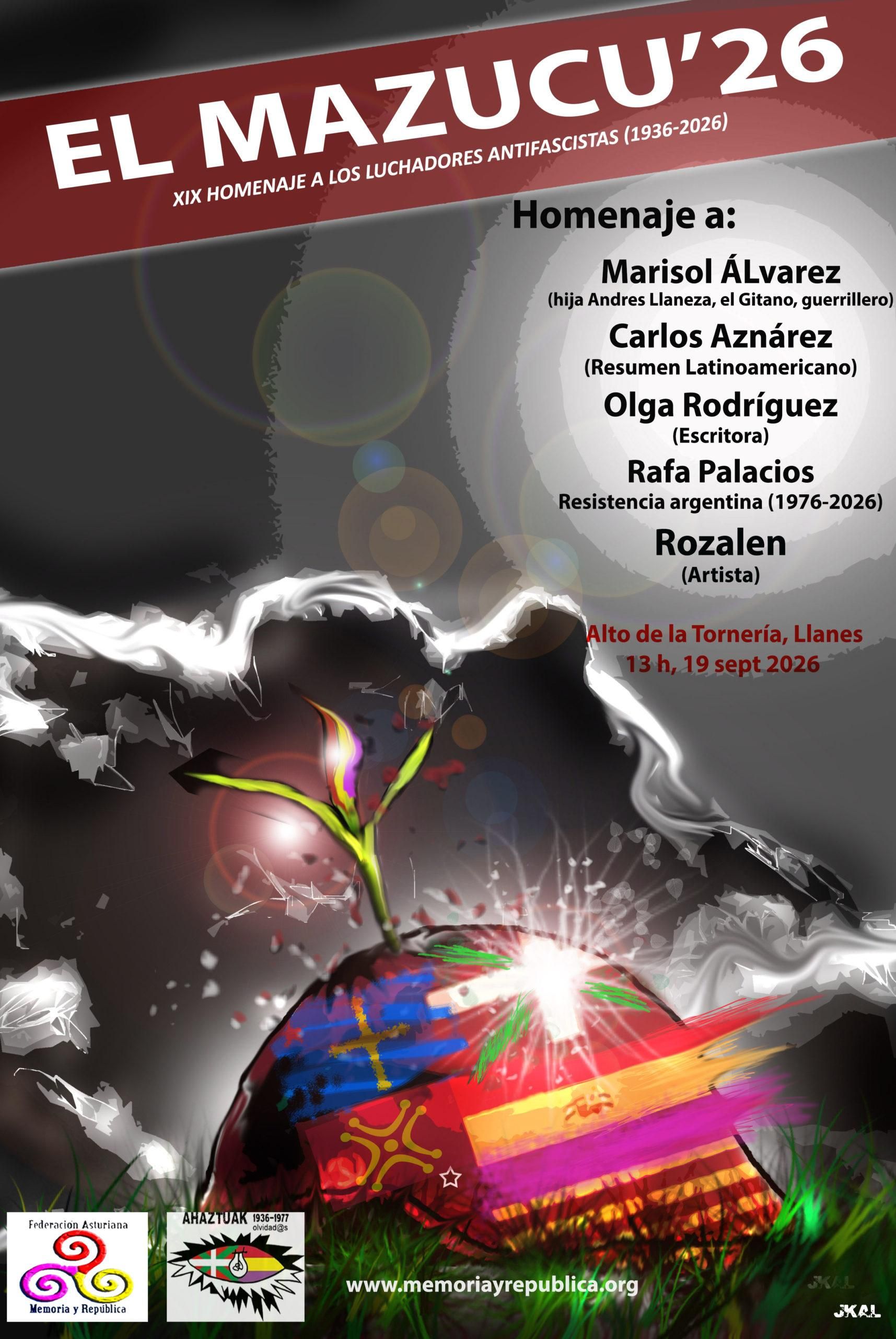 El Mazucu 26. Homenaje a los luchadores antifascistas