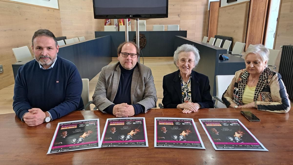 Presentación del concierto de Domingo de Resurrección en La Bañeza.