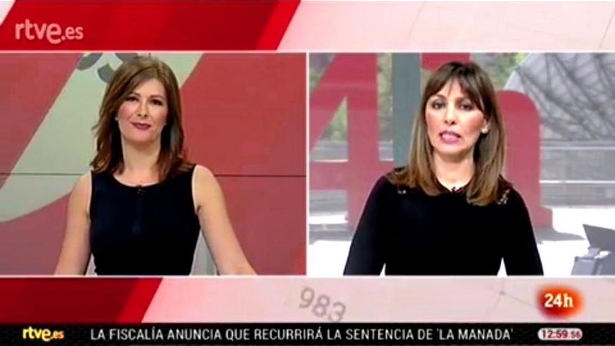 Lara Síscar y Ángeles Bravo, hoy en el Canal 24 Horas