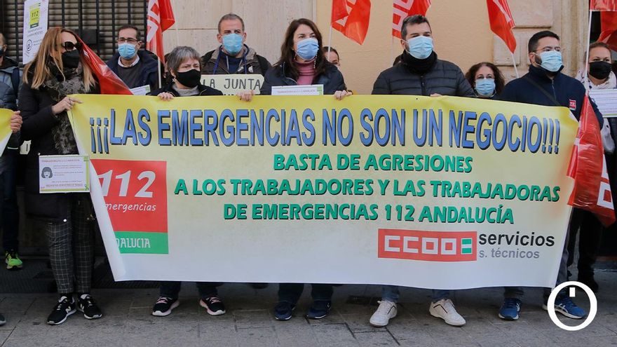 Concentración frente a la Delegación del Gobierno Andaluz