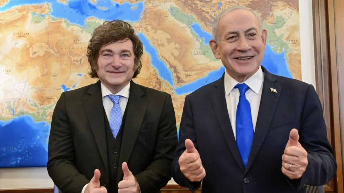 Milei y Netanyahu.