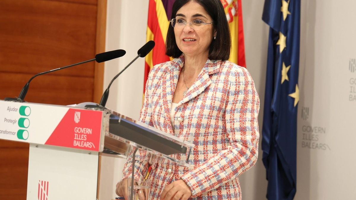 La ministra de Sanidad, Carolina Darias