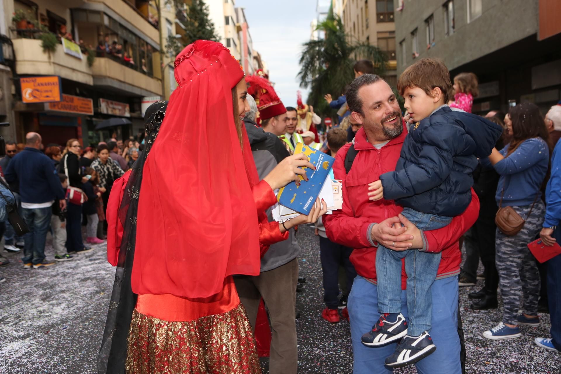 Cabalgata de Reyes Magos en Las Palmas de Gran Canaria. (Alejandro Ramos).
