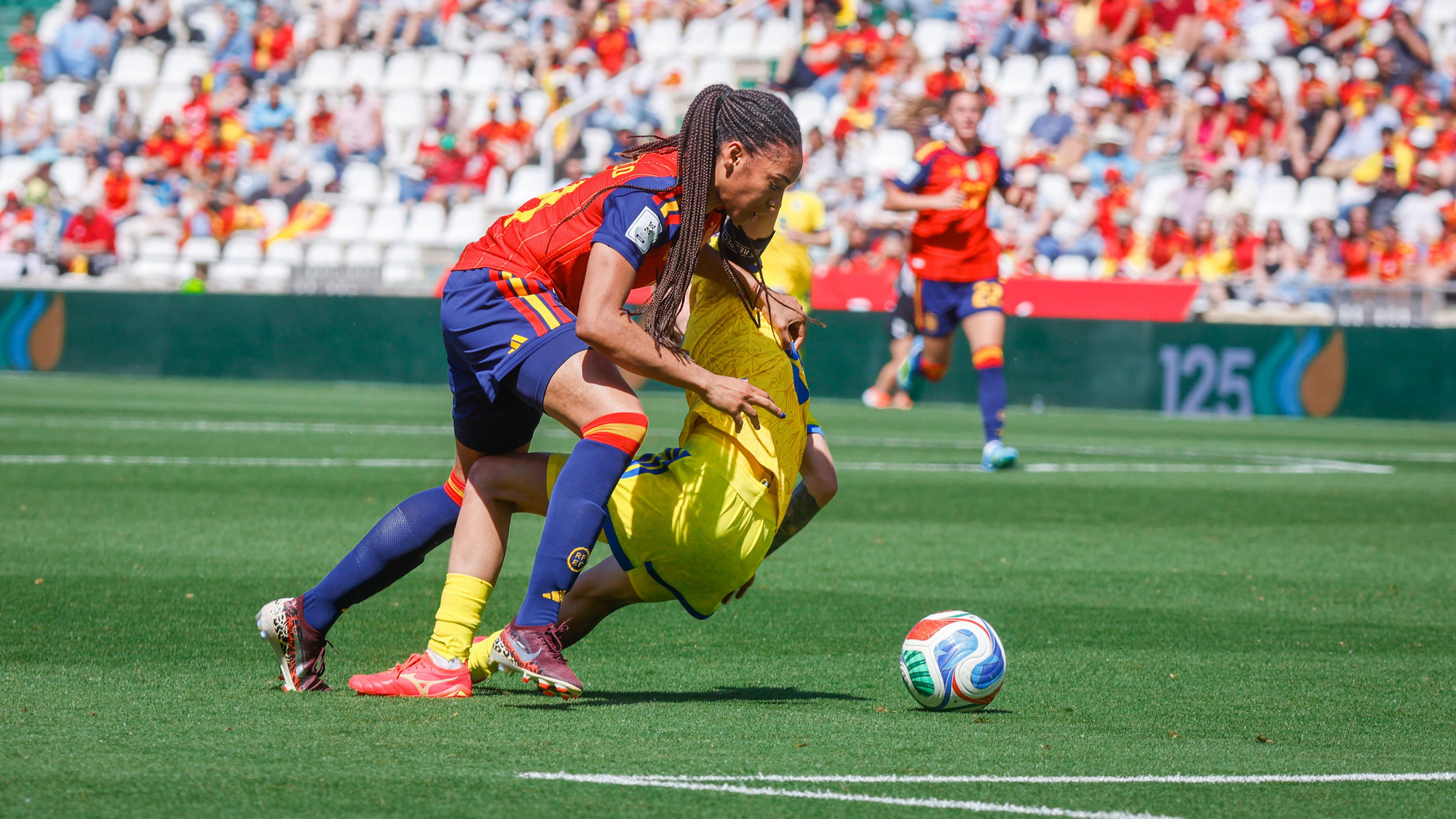 El partido de la selección femenina España - Ucrania