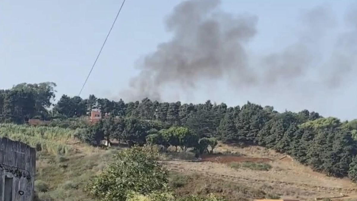 Declarado un conato de incendio en Gáldar