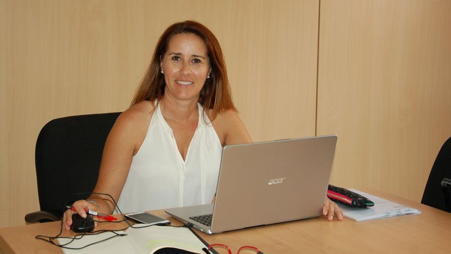 Lola García, portavoz de CC en el Cabildo de Fuerteventura