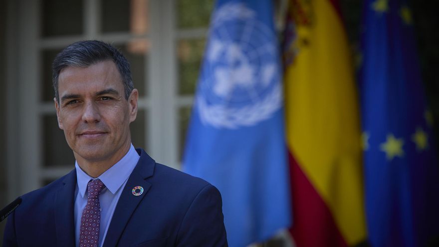 El presidente del Gobierno, Pedro Sánchez