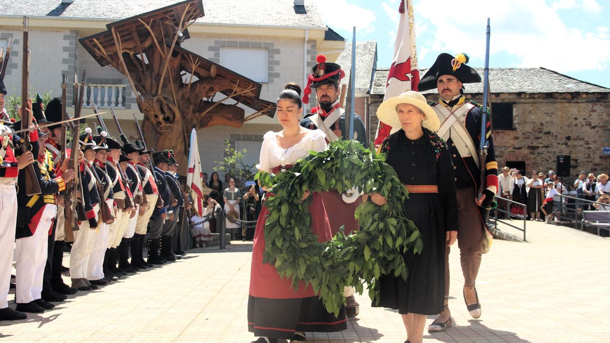 Recreación histórica napoleónica en San Pedro Castañero. 