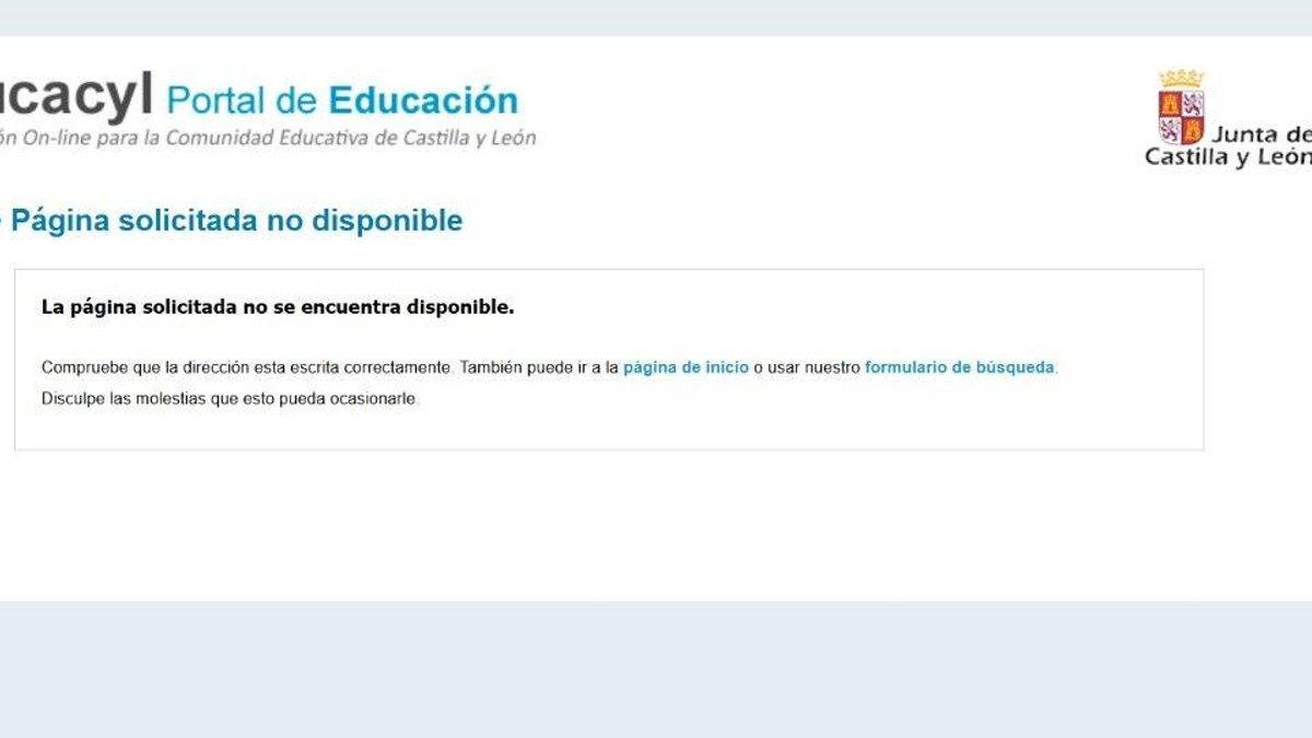 Pantalla que sustituye al contenido educativo eliminado.