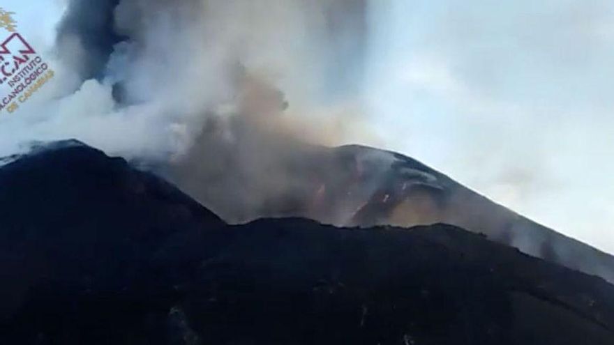 Cono del volcán