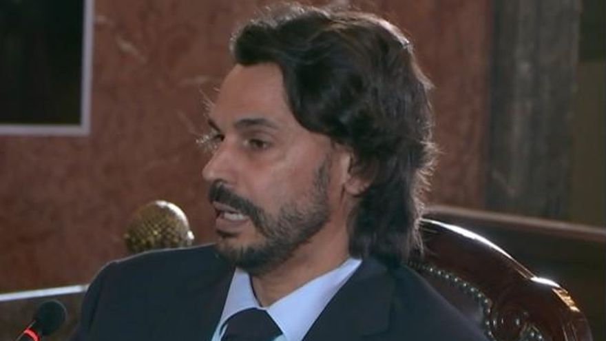 Alberto González Amador a su llegada la segunda jornada del juicio al fiscal general del Estado, a 4 de noviembre de 2025