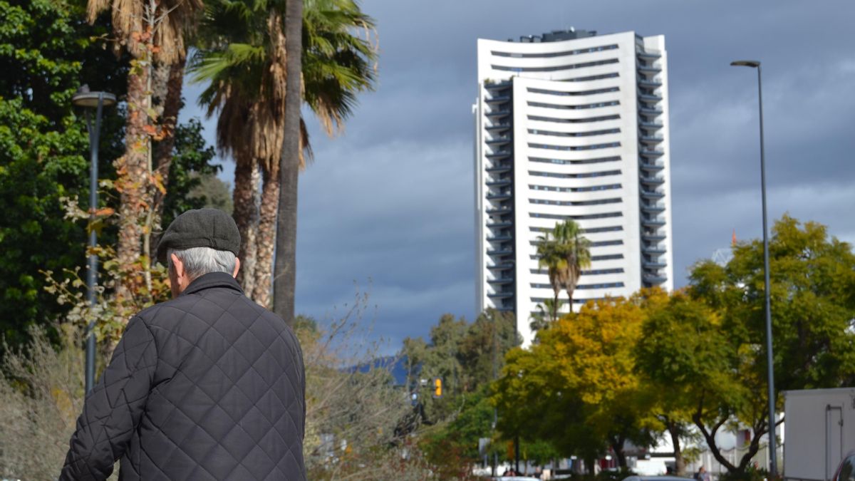 Vista de la torre sur