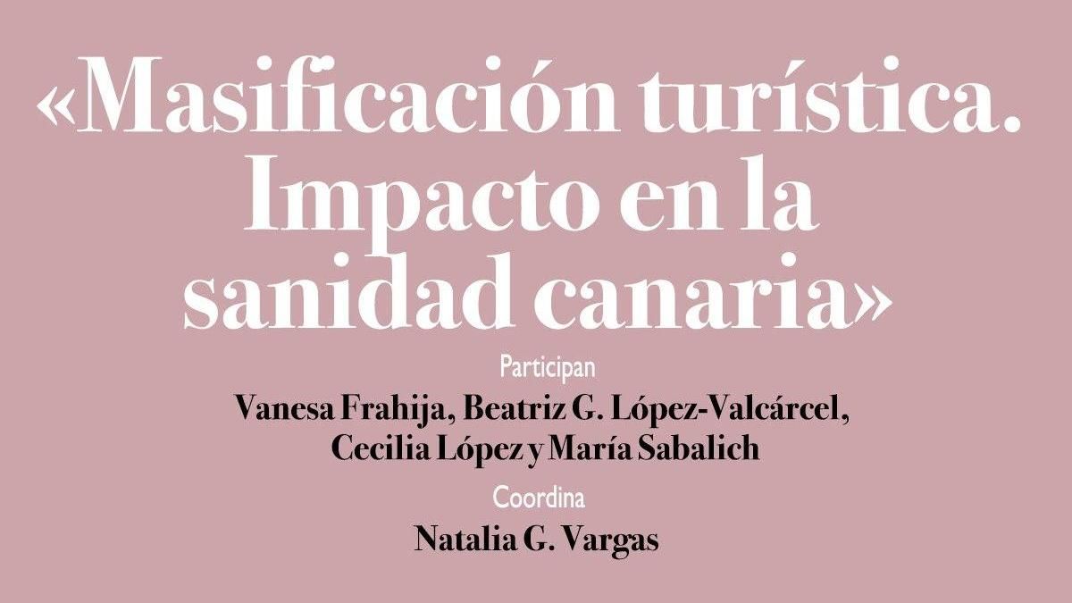 La Fundación César Manrique analiza el impacto de la masificación turística en la sanidad canaria
