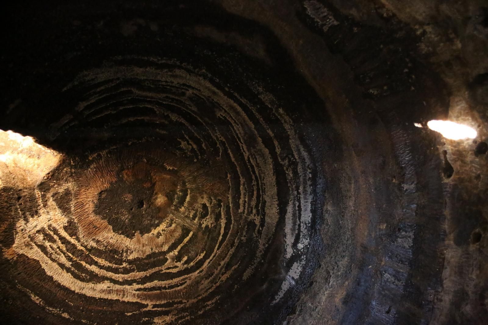 Hendidura y proyección en Risco Caído (ALEJANDRO RAMOS)