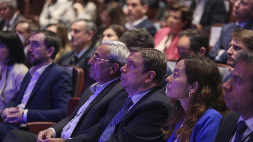 Durante la intervención de Pedro Sánchez, presidente del Gobierno de España
