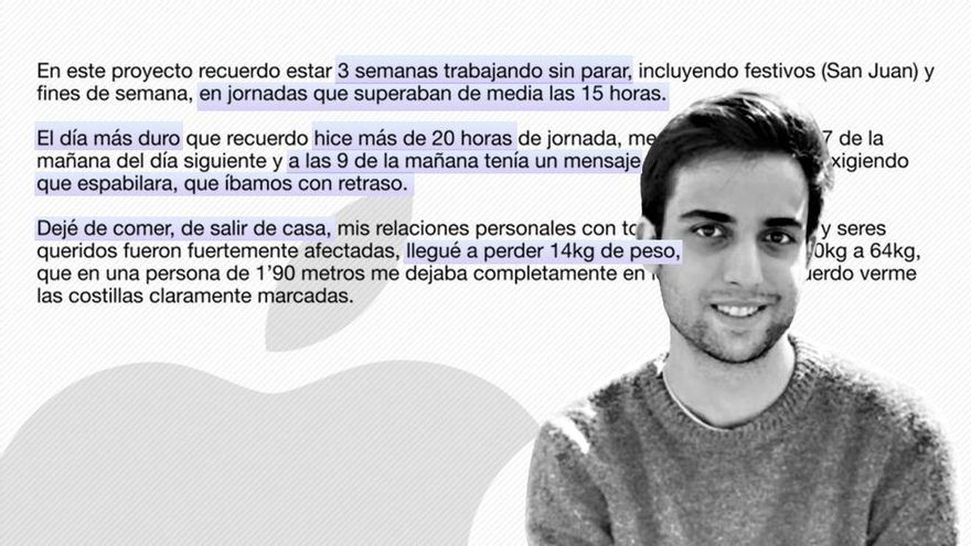 La “pesadilla” de un joven ingeniero en Apple: “Llegué a hacer jornadas de 20 horas”