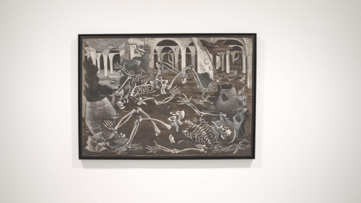 Vista de la exposición 'Maruja Mallo Máscara y compás'.