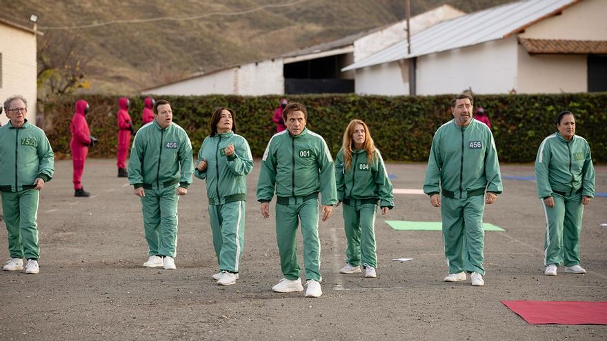 José Mota retrató a los políticos en la Nochevieja de RTVE con su parodia 'anticorrupción' de 'El juego del calamar'