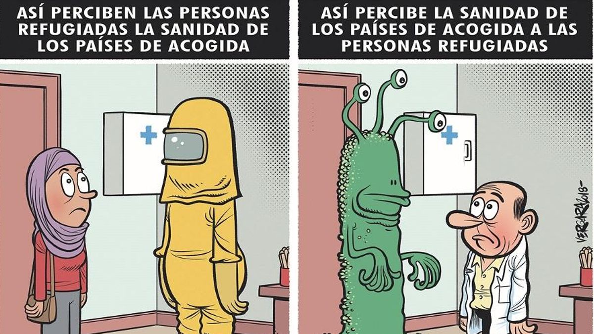 Viñeta realizada en el marco de la campaña 'Cinco Millones de Pasos' del proyecto Kleos