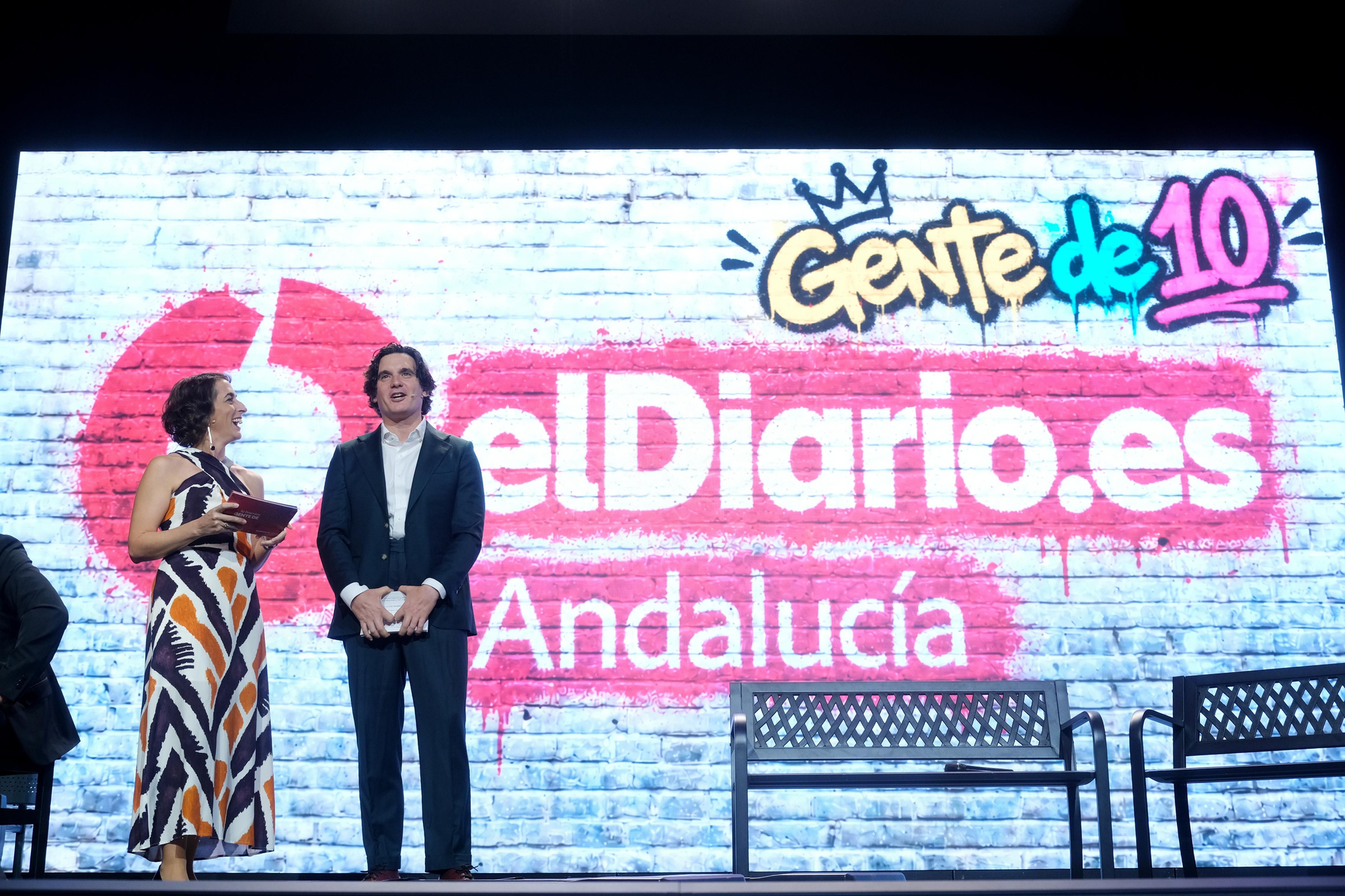 María Iglesias y Julio Muñoz fueron otro año más los encargados de conducir la gala.