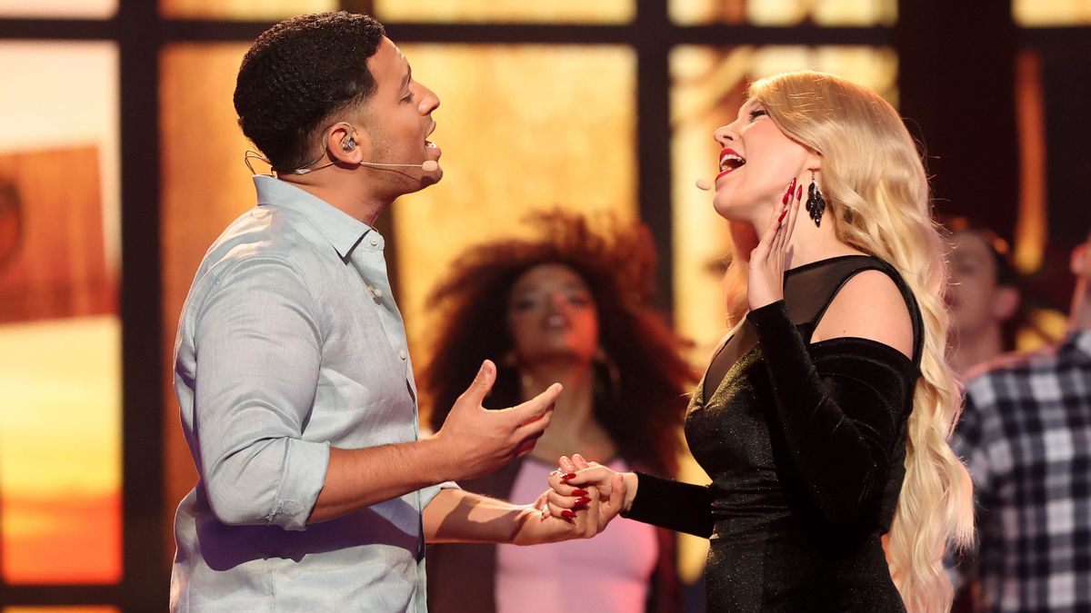 María Parrado y Kenneth, en la gala 8 de 'Tu cara me suena 13'