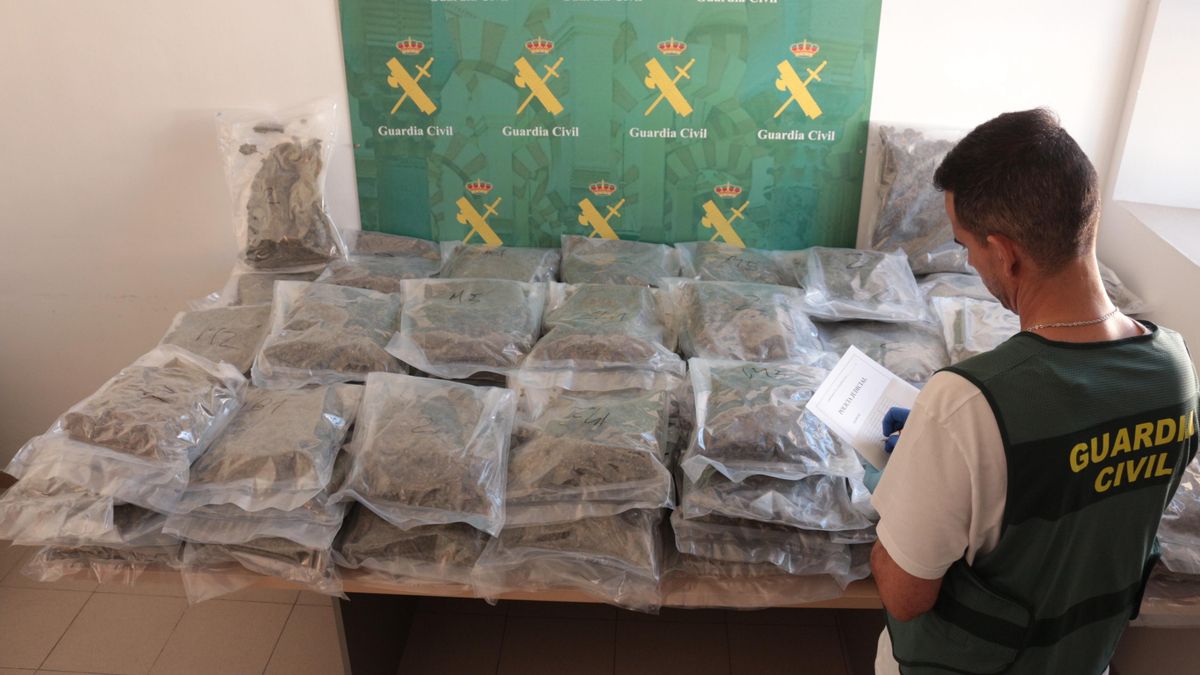 Cinco detenidos con 100 kilos de marihuana que transportaban desde el sur de España a Europa