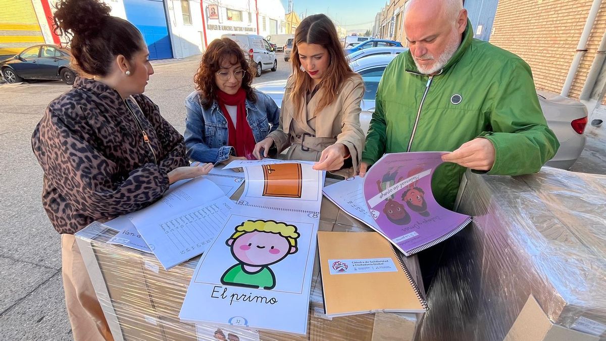 La Diputación de Zaragoza envía al Sáhara materiales educativos para 2.800 estudiantes de español