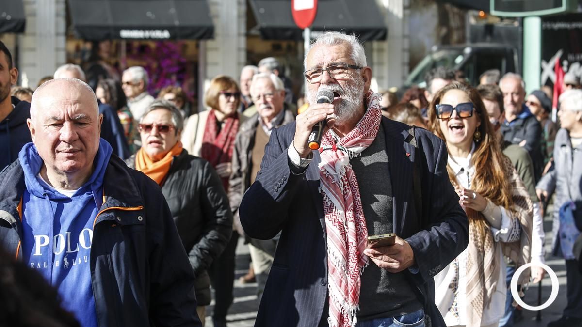 Manifestación en apoyo a Palestina