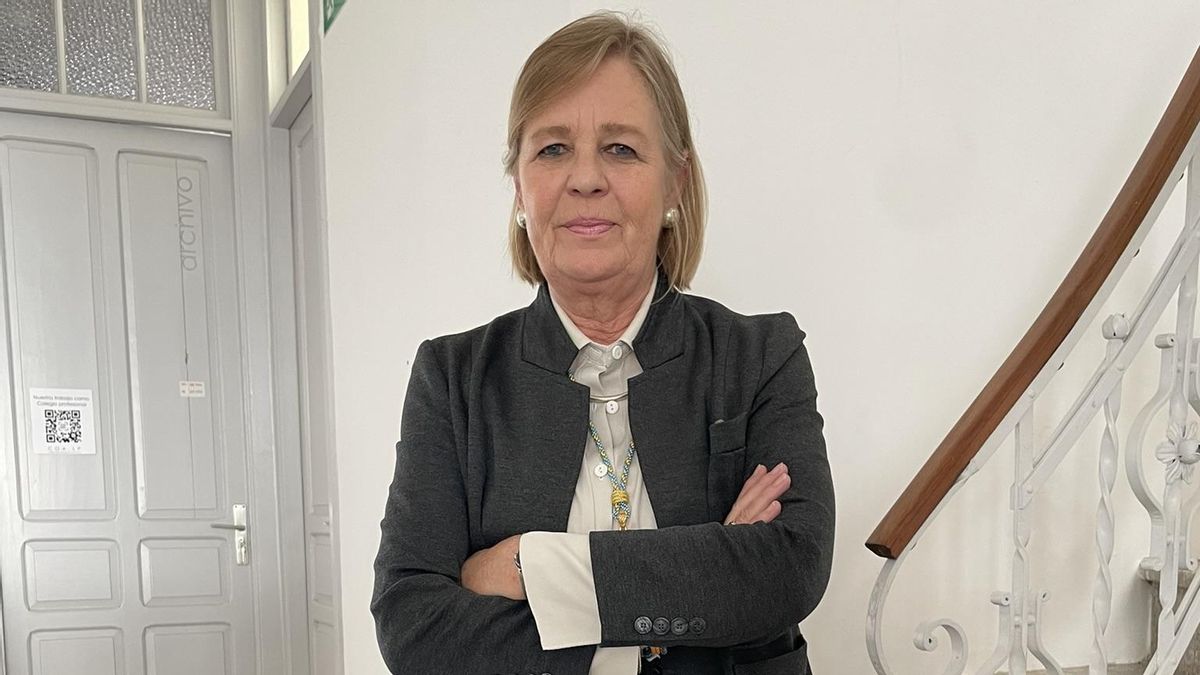 Beate Dorothea Ricken, decana del Colegio Oficial de Arquitectos de La Palmay la presidencia del Consejo Canario de Colegios de Arquitectos.