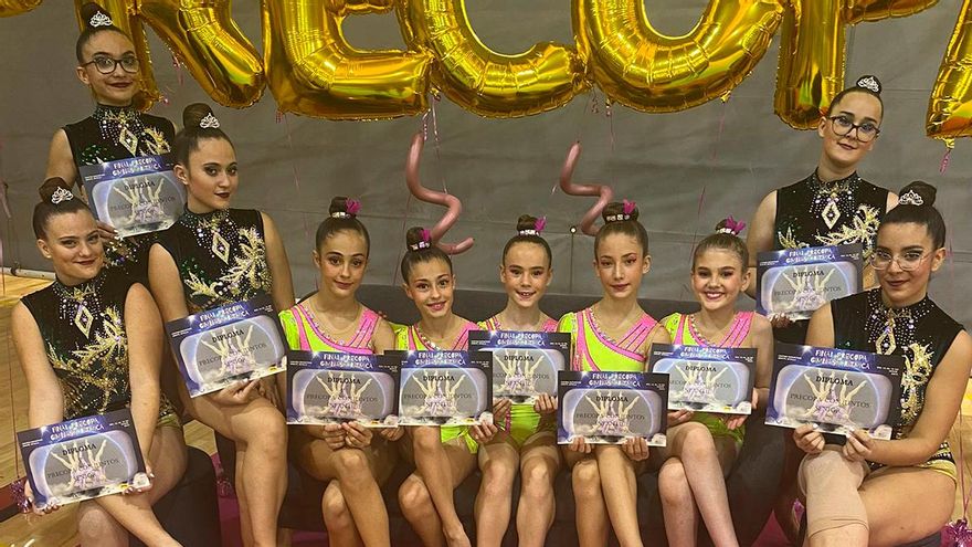 Los clubes cordobeses, referentes en la Copa Andalucía de gimnasia rítmica