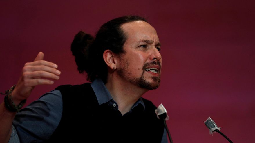 El candidato de Unidas Podemos a la Presidencia de la Comunidad de Madrid, Pablo Iglesias. EFE/Alberto Estévez/Archivo