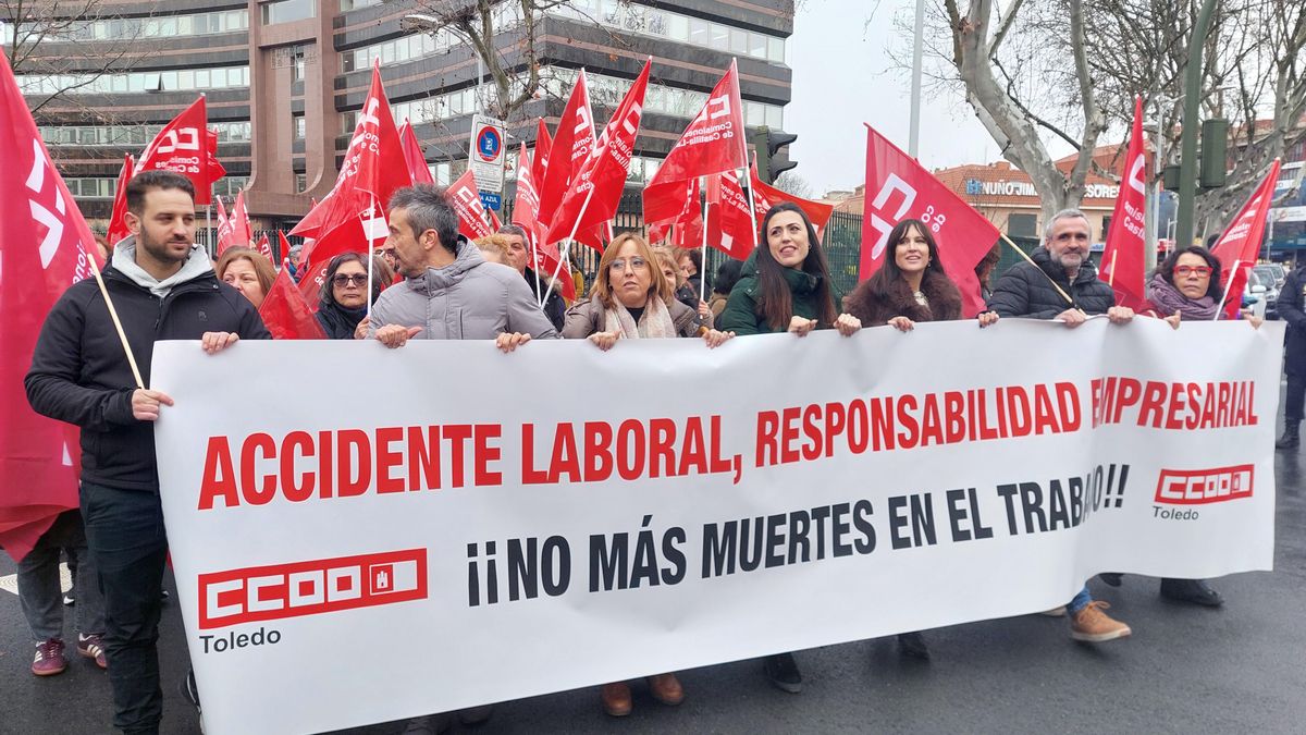 Manifestación de CCOO en Toledo