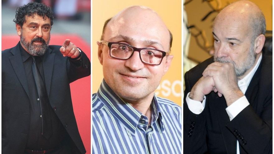 Paco Tous, Jesús Vidal y Antonio Resines.